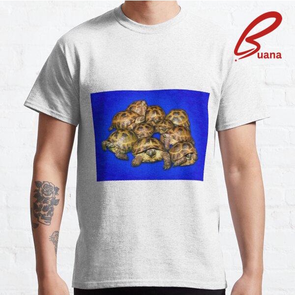 Kaos Pria Greek Tortoise Group - Dark Blue Premium Custom 705