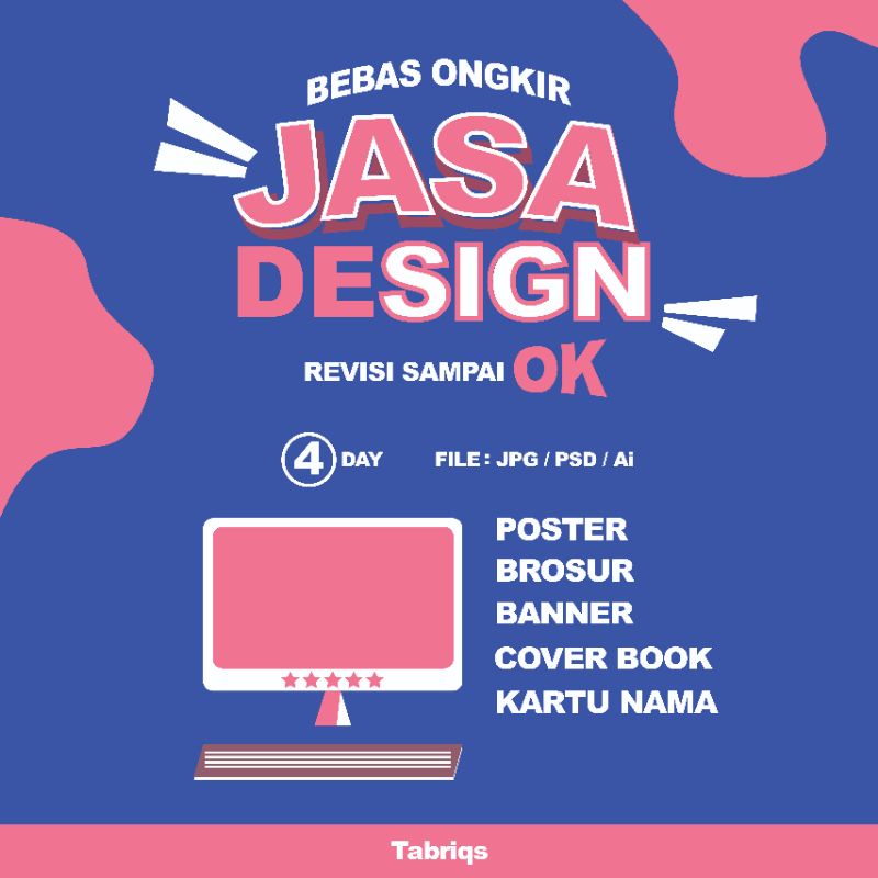 Jasa Desain Grafis Bekasi, Banner, Poster, Kartu Nama, Desain Lainnya