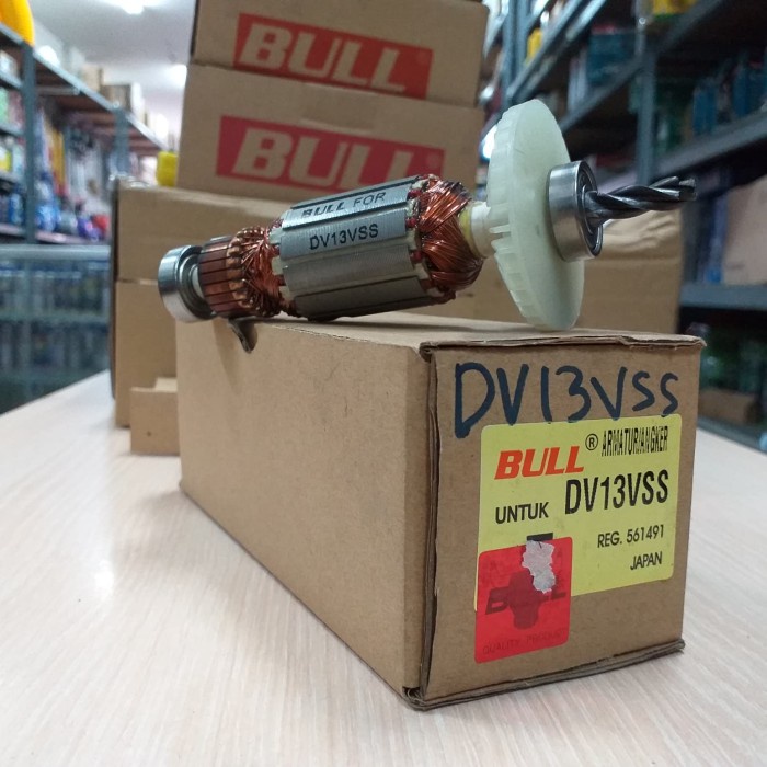 Bull Armature Bor Hitachi DV13VSS / Angker DV13VSS