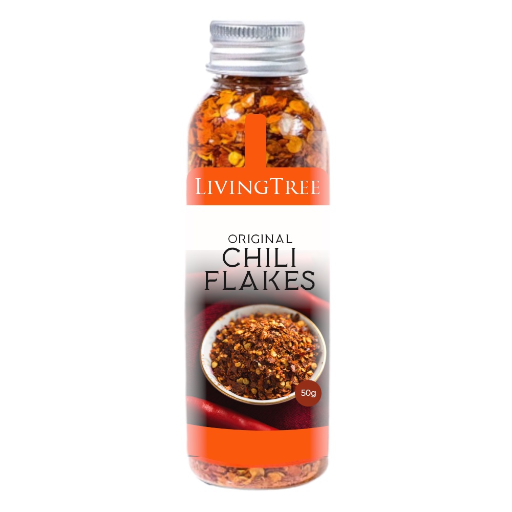 LivingTree Chilli Flakes / Cabe / Cabai Kering Kasar