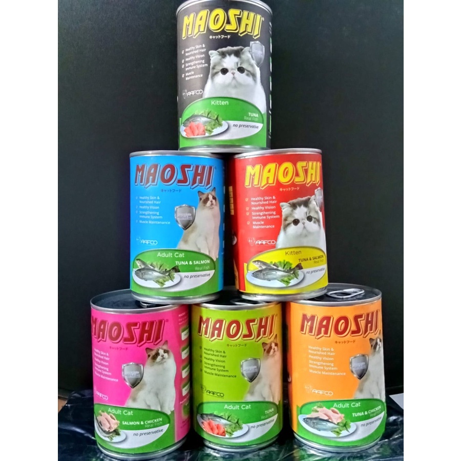 Makanan Kucing Kaleng MAOSHI CAT Adult - 400 GR/SetaraLifeCat