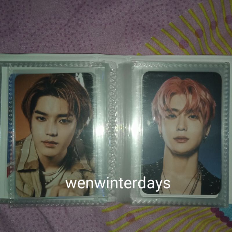 NCT PHOTOCARD TAEYONG JAEHYUN PC ONLY SHARING TABLET POUCH RESONANCE RESO 2020 TY JH U 127