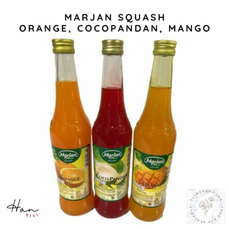 

MARJAN SQUASH SYRUP / SIRUP MARJAN SQUASH 450ML