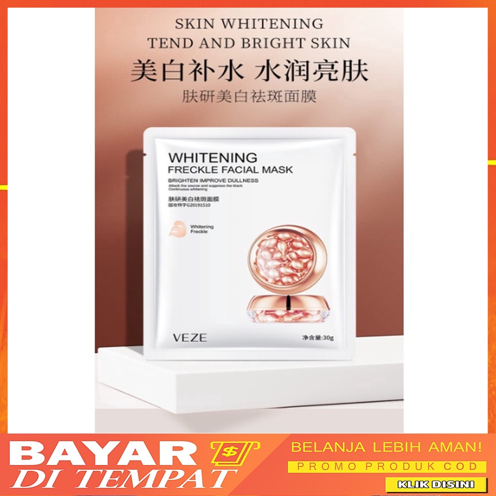 Veze Masker Whitening Frecle Facial Mask