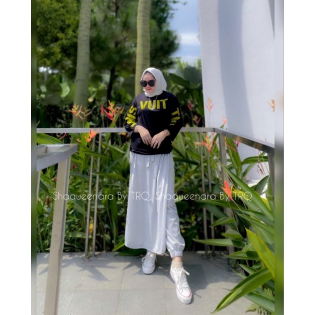 one set celana rok by shaqueenara by tqr