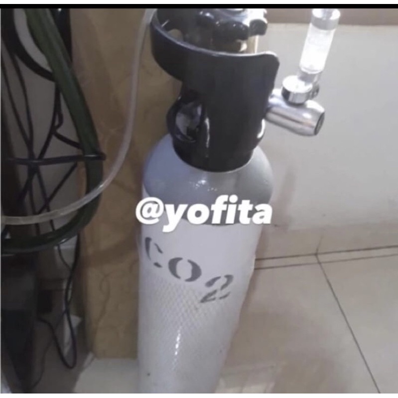 Jasa isi ulang refill tabung CO2 aquascape