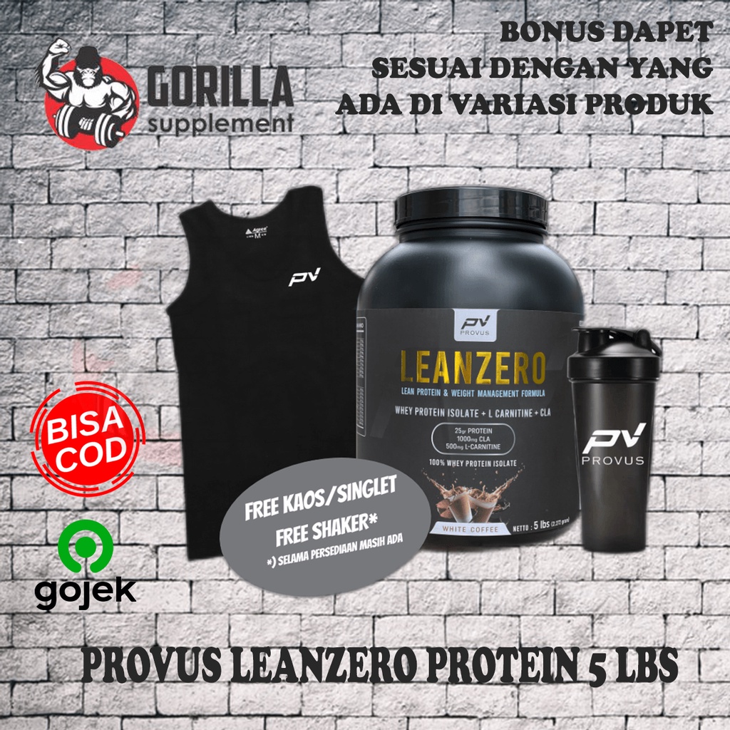 PV PROVUS Lean Zero 5lbs 5Lb ( Whey Protein Isolate + Fatburner )
