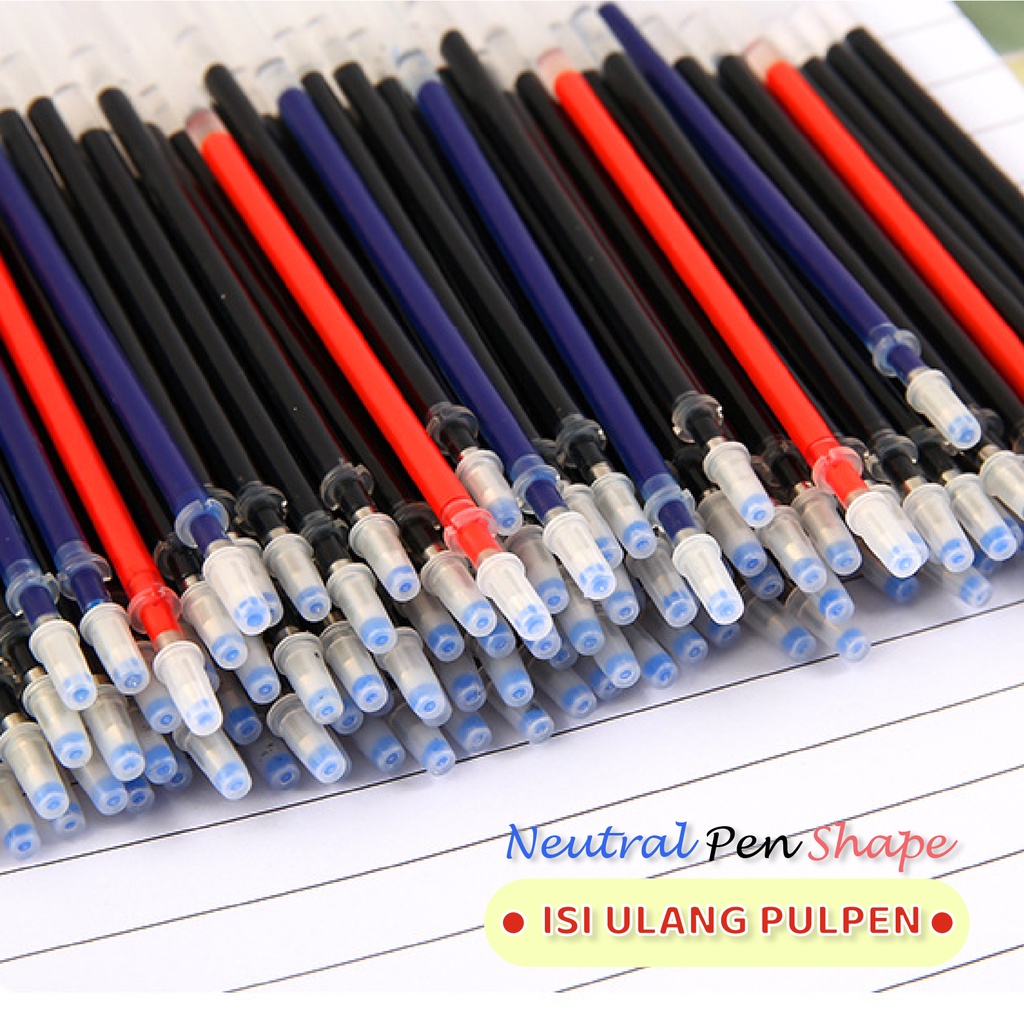 Pretty Refil Isi Tinta Polpen Pulpen Bulpen Bolpoin Bolpoint Pena Gel 0,2cm alat tulis kantor murah