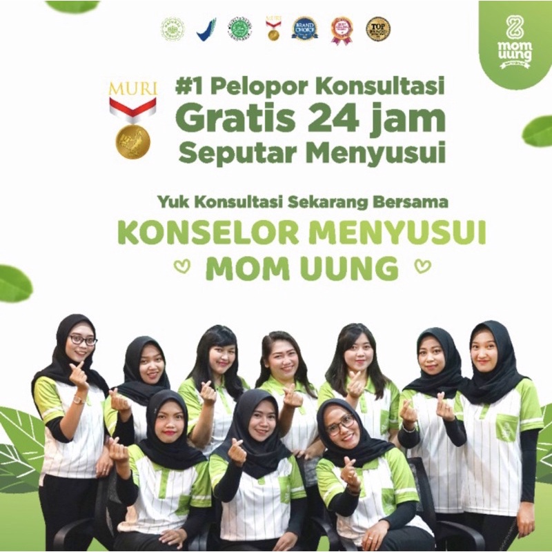 MOMUUNG MOM UUNG ASI Booster 30 &amp; 60 Kapsul | Pelancar ASI BPOM HALAL HERBAL