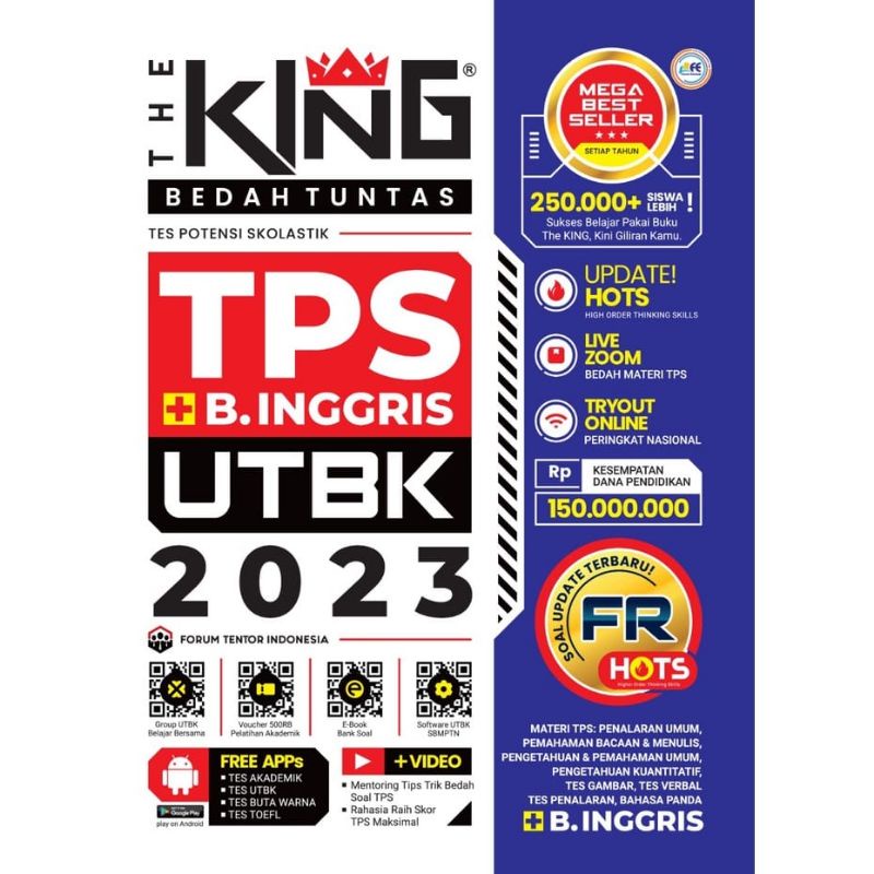 Buku The King Bedah Soal Dan Materi TPS SNMBT 2023