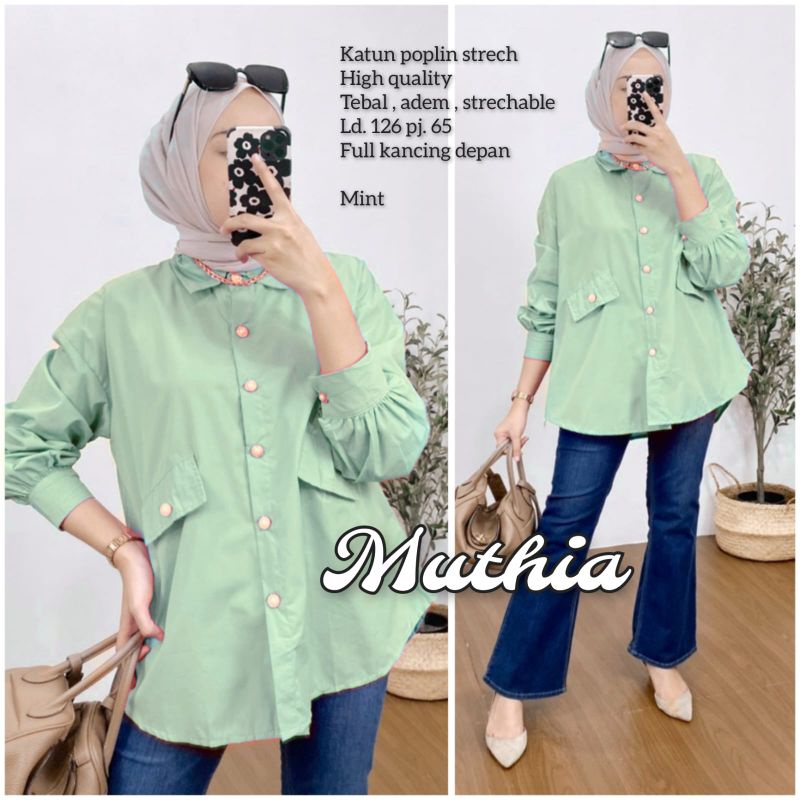 MUTHIA BLOUSE ATASAN WANITA TERBARU