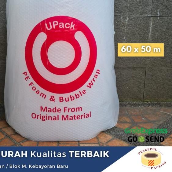 

BUBBLE WRAP UPACK 3KG PREMIUM 60 CM X 50 M - Hitam