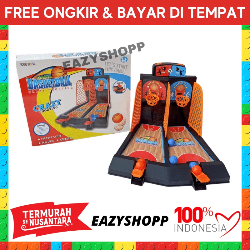 Game Kado Hadiah Mainan Anak Anak Anak2 Keranjang Ring Bola Basket Laki2 Perempuan Cowok Cewek Maina