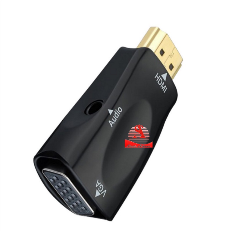 CONVERTER HDMI MALE TO VGA FEMALE/FULL HD1080p /ADAPTER WITH AUDIO OUTPUT MURAH