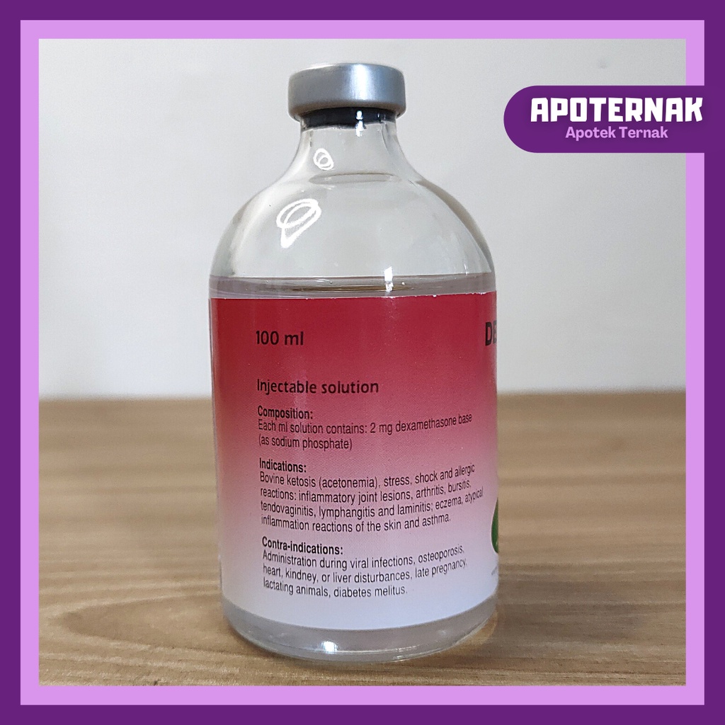 PANTEX DEXAMETHASONE 100 ml Dexa | Pantex Holland | Obat Injeksi Atasi Lumpuh Pincang Bengkak Cedera Pada Sapi Kambing Anjing Kucing Ayam Babi | DEXA - Mirip Glucortin