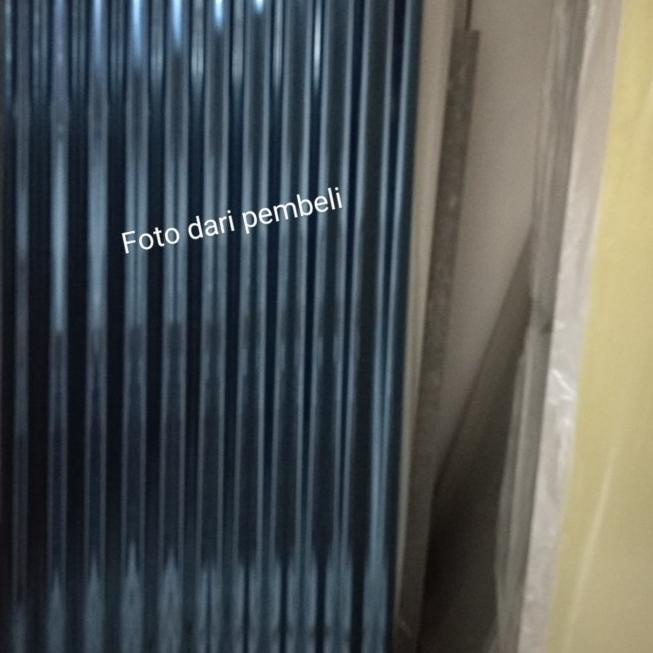 Fiber gelombang + UV protection 3meter / Atap fiber transparan pvc