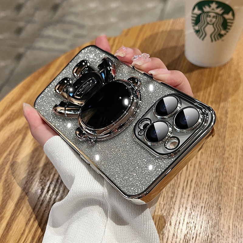 IPHONE Untuk Iphone14Plus Casing Iphone11 12 13 14 Pro Max Case Magnetic Hard PC Bumper Dengan Penutup Lensa Kamera Perlindungan