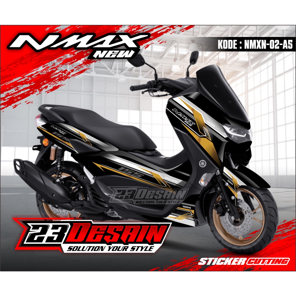 DECAL NMAX 2020 2021 2022 NEW - STIKER FULL BLOK NMAX 2020 2021 2022 - STIKER NMAX FULL BODY - STKER