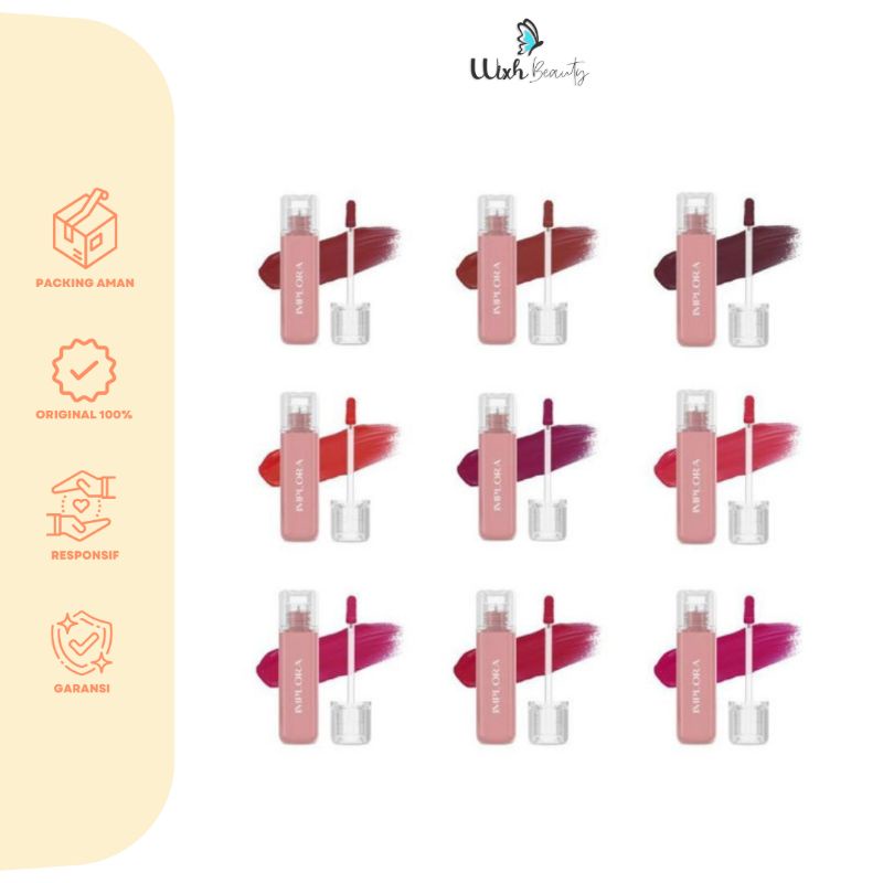 IMPLORA Jelly Tint Lip Tint 5ml - 01 Mariposa - 02 Savvi Red - 03 True Vintage - 04 Rosy Posy - 05 D