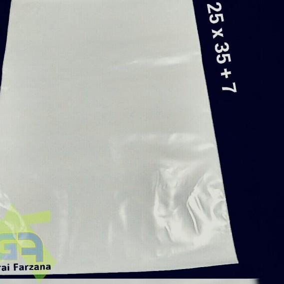 

Plastik Klip Gantung 25 x 35 + 7 cm Putih Susu Klip POND White / Pack