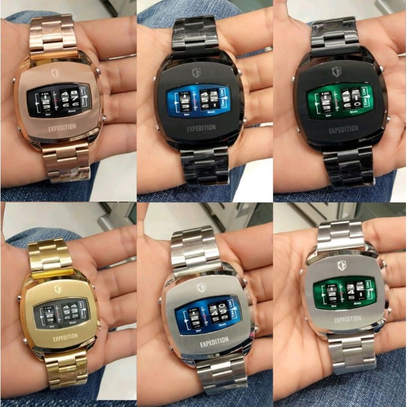 JAM TANGAN PRIA EXPEDITION E6790 | E 6790 ROSE GOLD ORIGINAL GARANSI 1 THN
