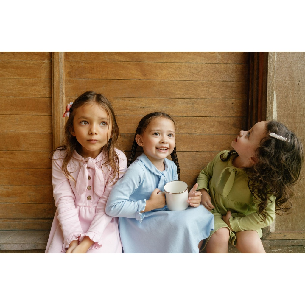 BOHOPANNA Megan Dress 1-10 Tahun Long Dress Fashion Anak Perempuan CBKS