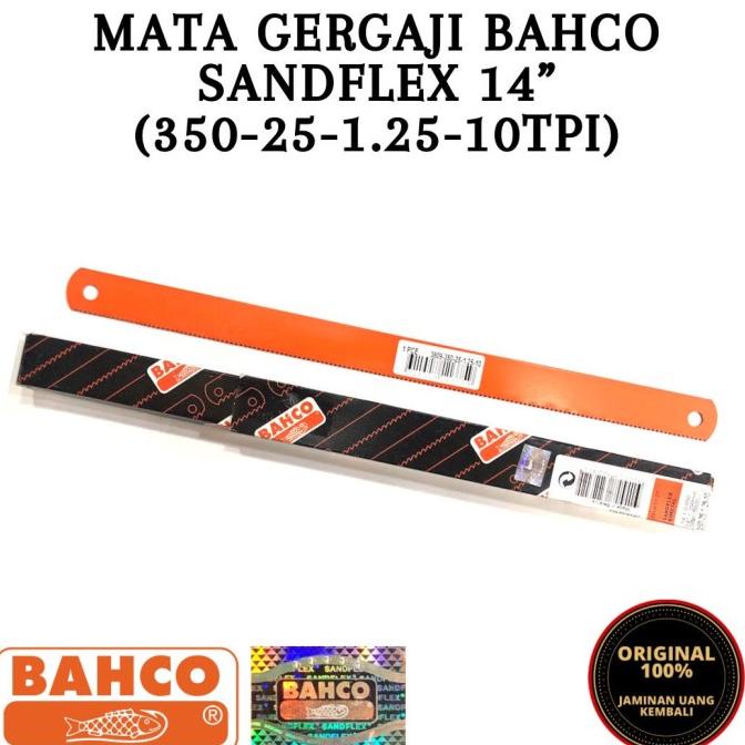MATA GERGAJI MESIN SANDFLEX 14inch 10Tpi ORIGINAL 100% HOLOGRAM SILVER