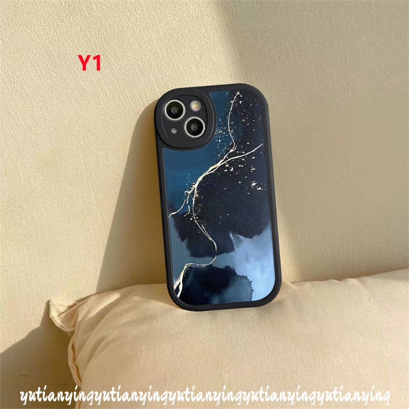 Soft Case Desain Garis Abstrak Cat Air Untuk VIVO Y12 Y22s Y35 Y22 Y21s Y16 Y33s Y15s Y21A Y20 Y21T V23 Y15 Y51A Y20i Y01I Y15s Y30 Y33 Y15s Y20 Y30 Y33T Y1 Y95 Y3S