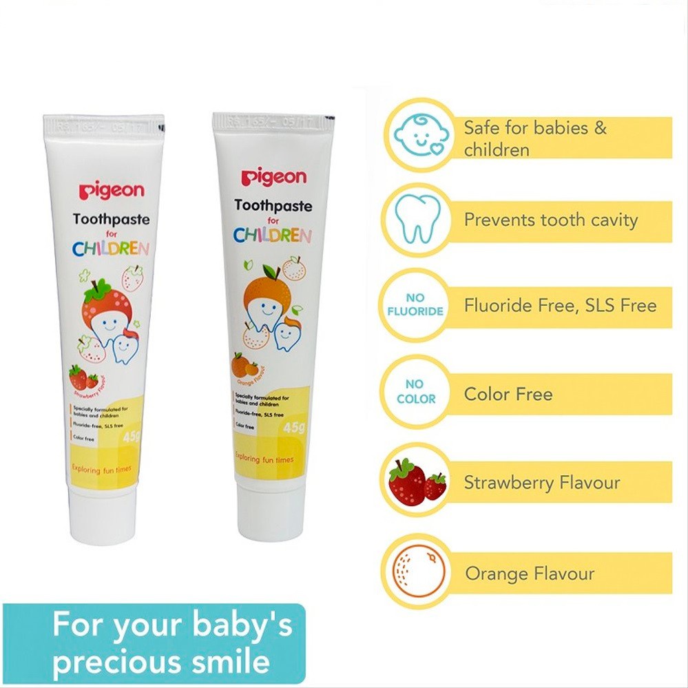 BELI 2 GRATIS 1 PASTA GIGI ANAK / TOOTHPASTE 45 GR PIGEON PR061302