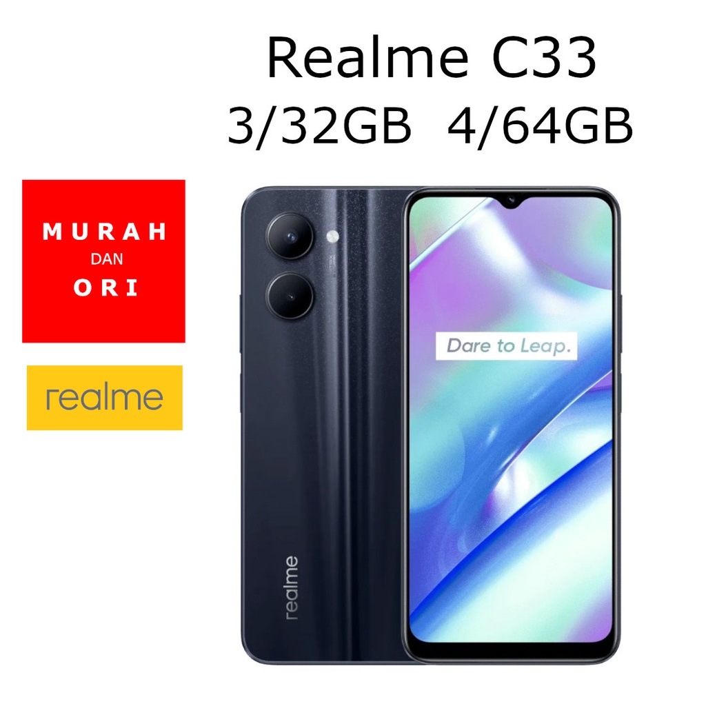 Realme C33 3/32GB 4/64GB 4/128GB