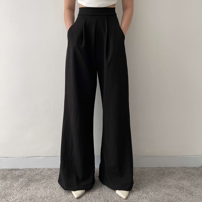 celana wanita AVGAL Black Torry Pants - M-L terbaru kirim hari ini termurah bestseller gratis ongkir