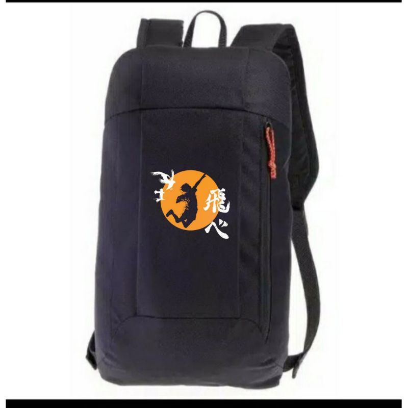 tas anime haikyu model quechua buat olah raga atau sekolah bisa
