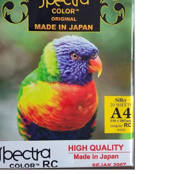 

Photo Paper Silky Spectra 260GSM High Quality