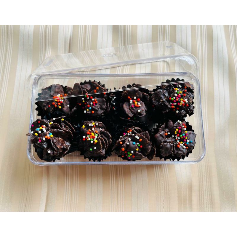 

Kue Kering Cornflake Coklat Kacang Mete Premium/ Premium Chocolate Cashew Cornflake