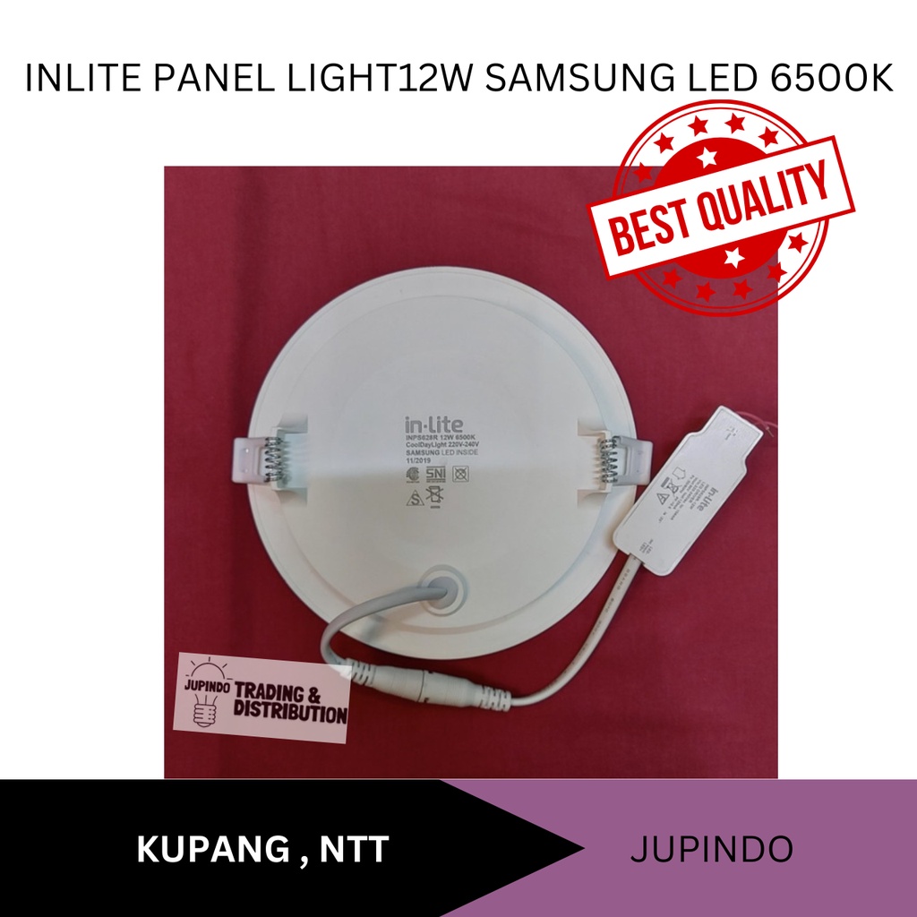 INLITE PANEL LIGHT12W SAMSUNG LED 6500K - downlight - lampu downlight - downlight led