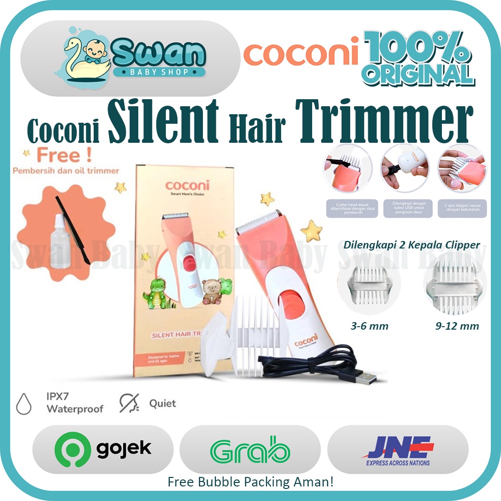 Coconi Portable Hair Clipper / Alat Cukur Rambut Bayi