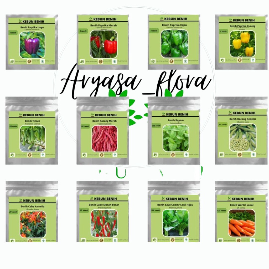 Benih Sayuran Hortikultura Super/ Benih Rumahan