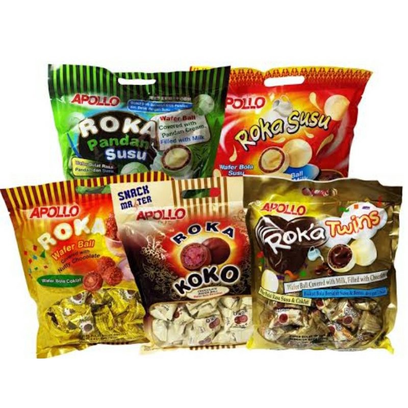 

✔MURAH Apollo Roka Coklat All Varian isi 50pcs / Roka / Coklat Roka / Wafer Roka