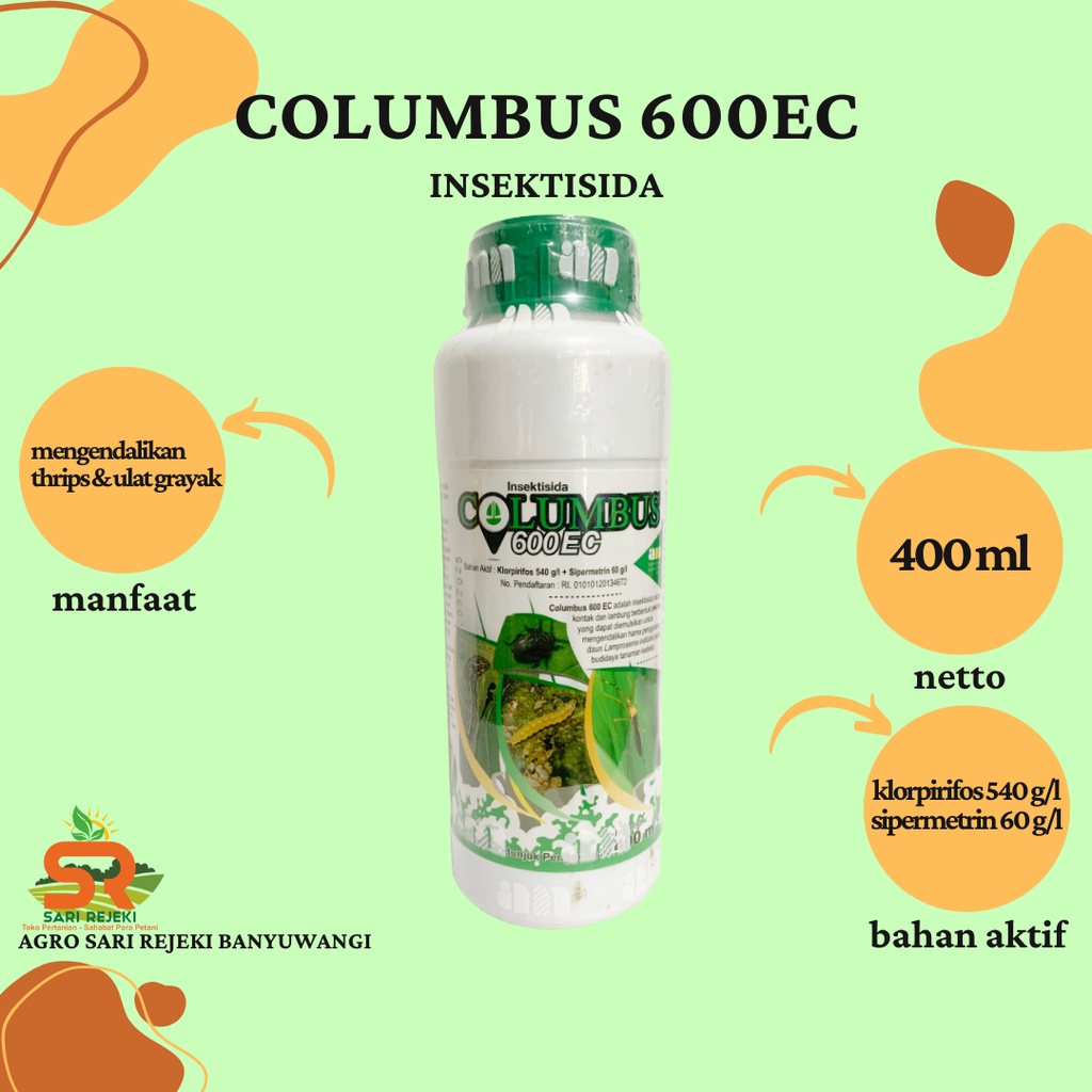 COLUMBUS 600EC 400ML INSEKTISIDA