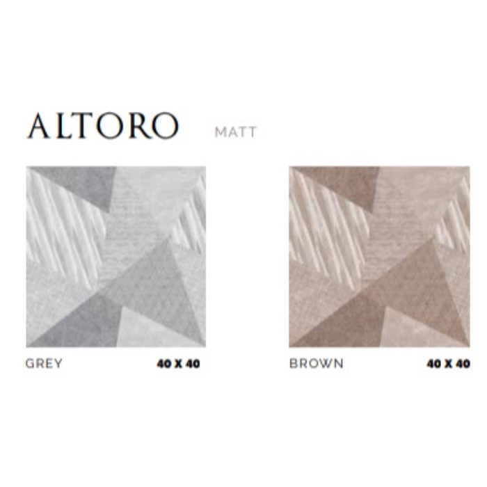 PLATINUM KERAMIK ALTORO GREY 40X40 GRADE A