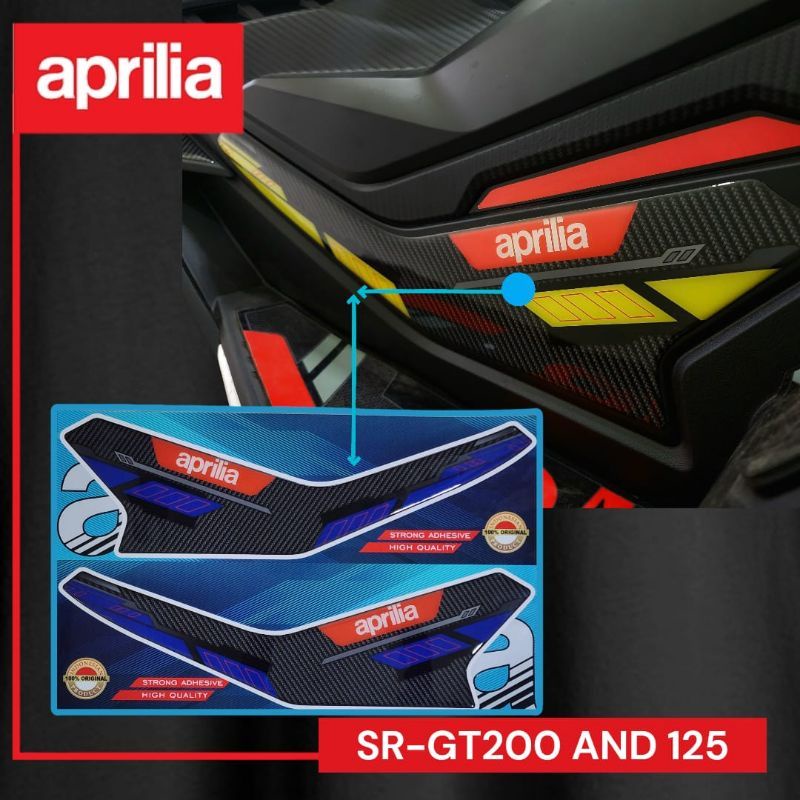 Motopad27 Stiker Resin timbul Cover Sidepad Side pad SR-GT200 Premium