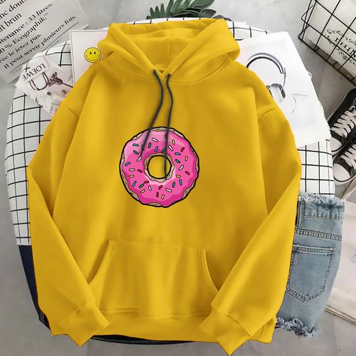 Hoodie  Donat Wanita - Jaket Hoodie Jumper - Bahan Fleece