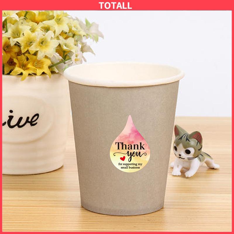 

COD 1 roll (500 pcs) Stiker Label Tulisan Thank You For Your Order Stiker Packing Stiker Craft-Totall