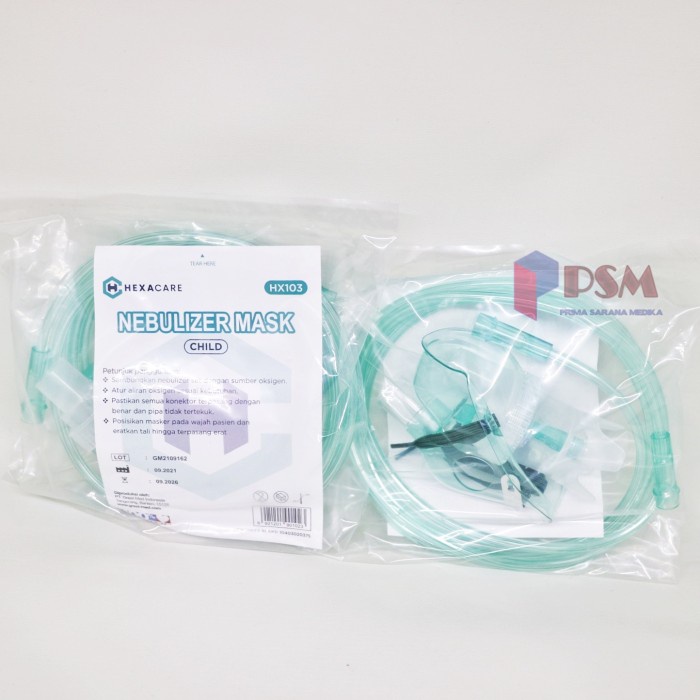 Nebulizer Mask Set GP Care Dewasa Anak / Masker Tempat Obat Uap Cosmo