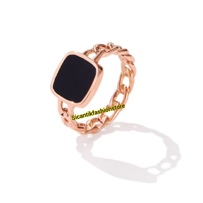 CINCIN TITANIUM CLOVER TRENDING KEKINIAN ASLI TITANIUM ANTI KARAT SELAMANYA CINCIN WANITA CLOVER TERBARU TERLARIS FASHION WANITA PRIA