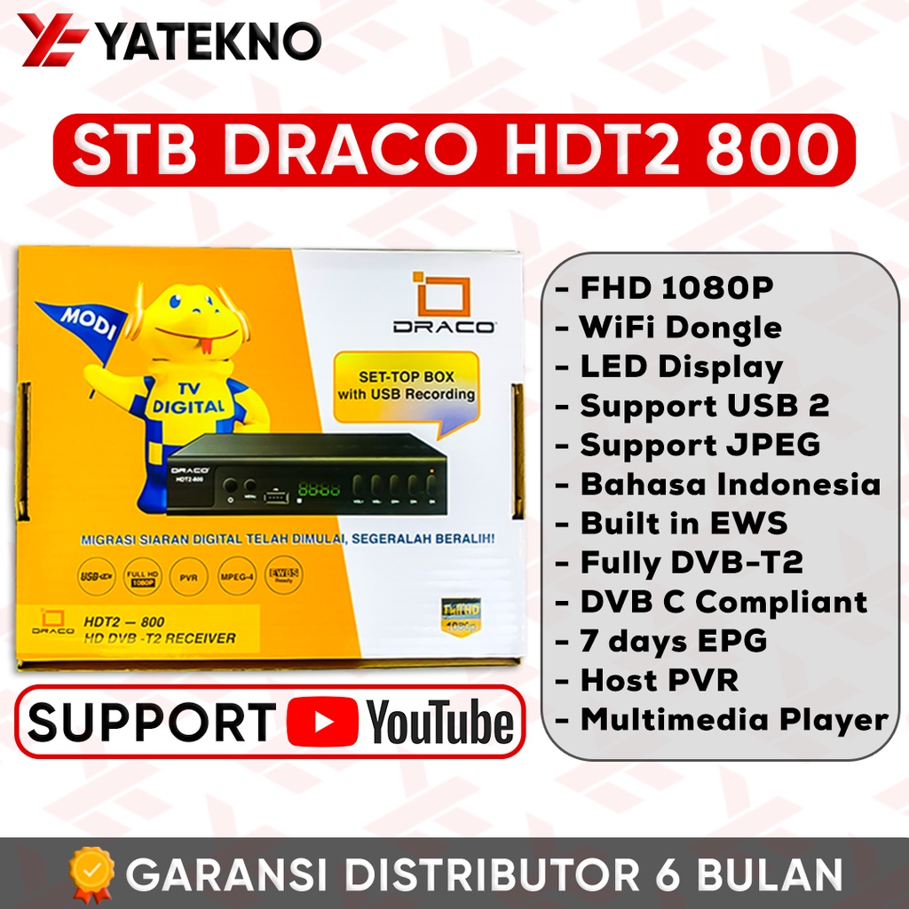 STB Set top Box DRACO HDT2 800