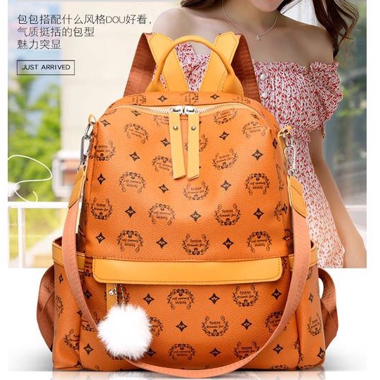 ( 2PC 1KG ) GTBI998876973 New Arrival  !!!  Tas  Ransel Wanita Import  Tas Backpack  Terbaru +ASESORIS