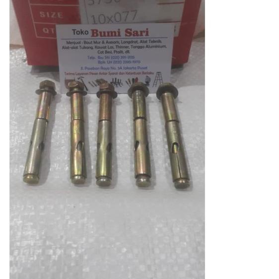 dinabolt 10 x 77 / dinabolt murah / dinabolt per dus