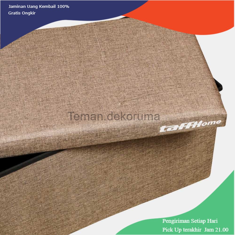 TD - PR TaffHome Sofa Kotak Penyimpanan Barang Foldable Storage Container - H031