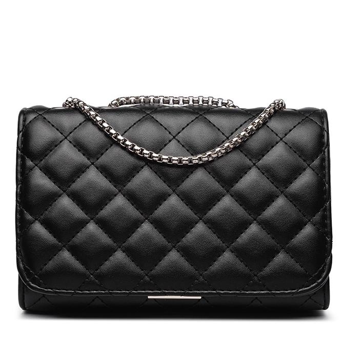 G41S [HONYAN] Tas Import Wanita Selempang Sling bag Tali Rantai Quilted  Korea Mini - Hana Sling Bag